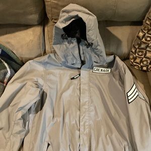 Grenade snowboarding coat. Size M. Grey. Like new son wore maybe three times
